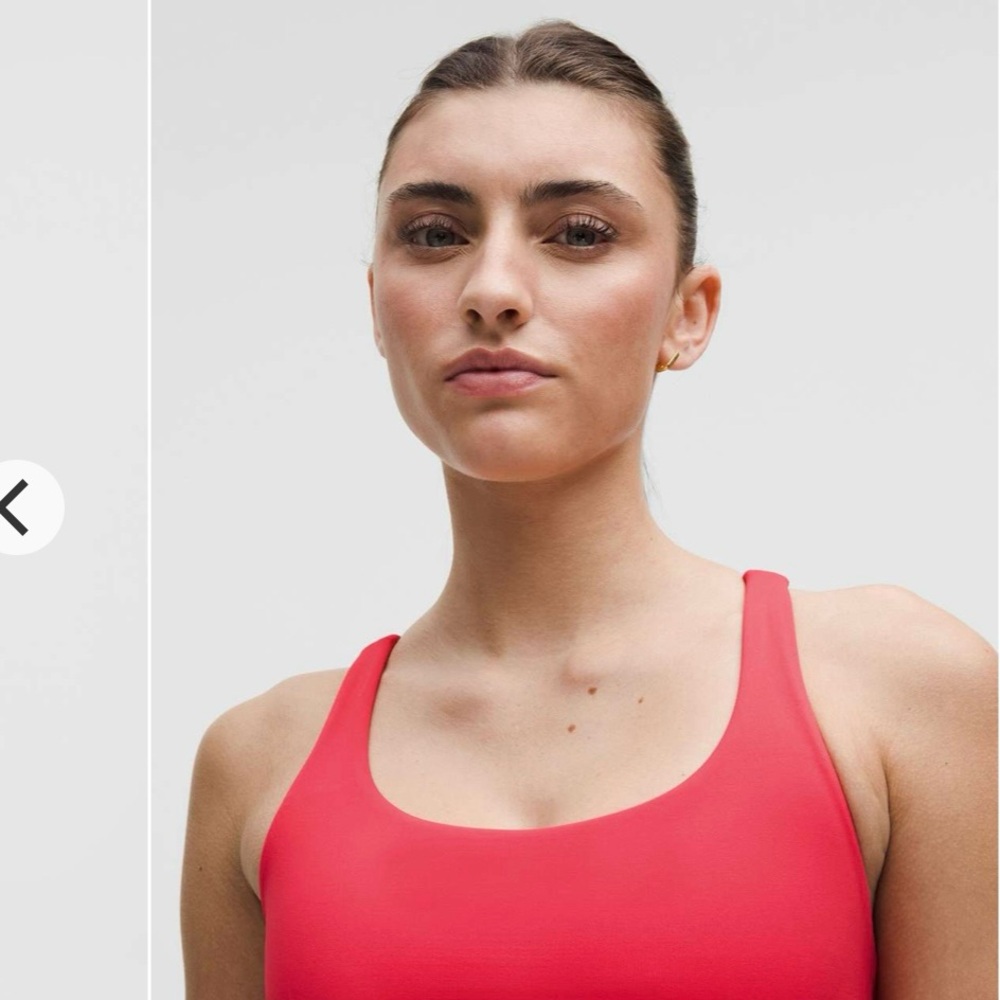 Lululemon Energy Longline Bra *Medium Support, B–D Cups Red Glow - Picture 6 of 10